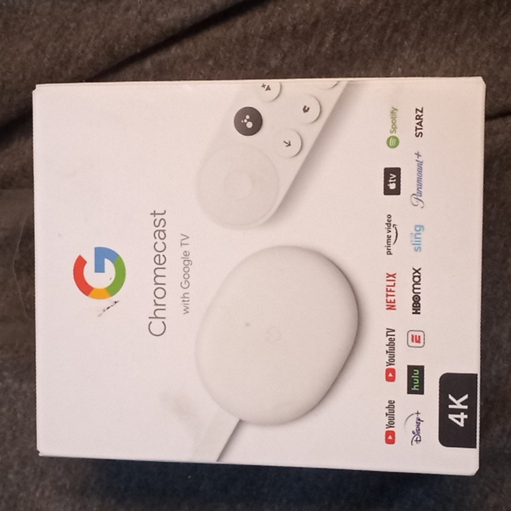 Chromecast 4K with Google TV